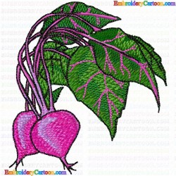 Radish 10 Embroidery Design