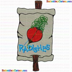 Radish 3 Embroidery Design