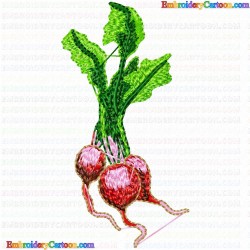 Radish 5 Embroidery Design