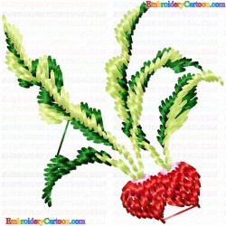 Radish 7 Embroidery Design