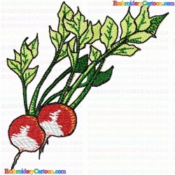 Radish 9 Embroidery Design