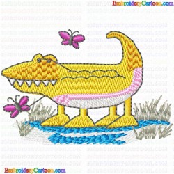 Reptiles 17 Embroidery Design