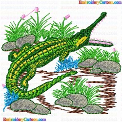 Reptiles 25 Embroidery Design