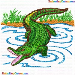 Reptiles 27 Embroidery Design