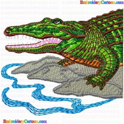 Reptiles 31 Embroidery Design