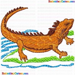 Reptiles 36 Embroidery Design