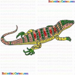 Reptiles 49 Embroidery Design