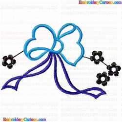 Ribbions and Bows 13 Embroidery Design