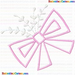 Ribbions and Bows 14 Embroidery Design