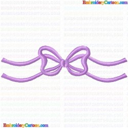 Ribbions and Bows 3 Embroidery Design