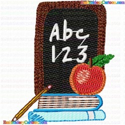 School 27 Embroidery Design