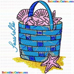 SeaShell 100 Embroidery Design