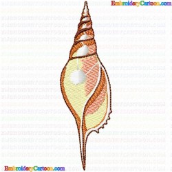 SeaShell 128 Embroidery Design