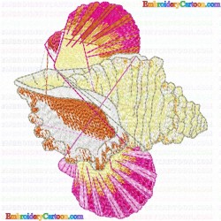 SeaShell 149 Embroidery Design