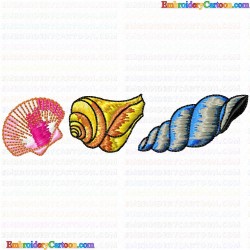 SeaShell 14 Embroidery Design