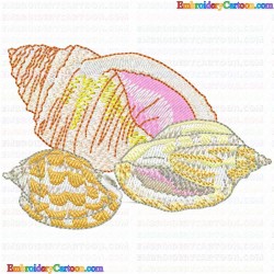 SeaShell 153 Embroidery Design