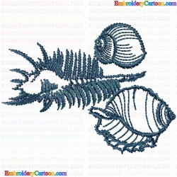 SeaShell 22 Embroidery Design