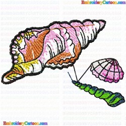 SeaShell 24 Embroidery Design