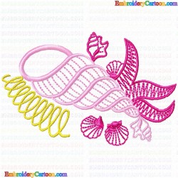 SeaShell 32 Embroidery Design