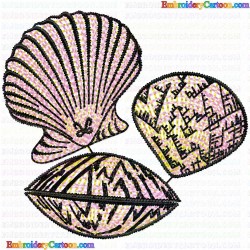 SeaShell 33 Embroidery Design