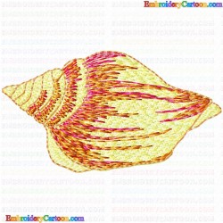 SeaShell 45 Embroidery Design