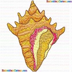 SeaShell 51 Embroidery Design