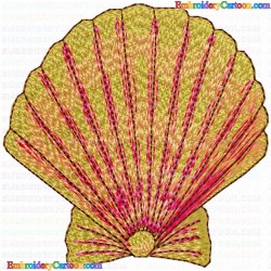 SeaShell 56 Embroidery Design