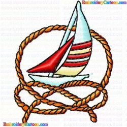 Sea 166 Embroidery Design