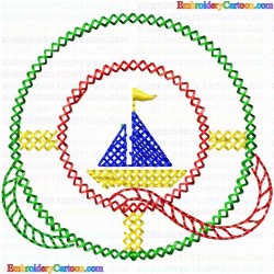 Sea 24 Embroidery Design