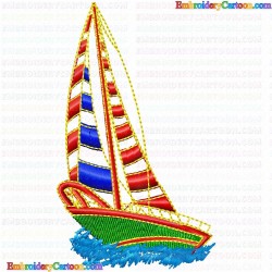 Sea 85 Embroidery Design