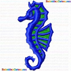 Seahorses 2 Embroidery Design