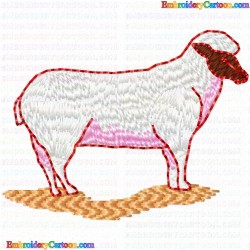 Sheep 18 Embroidery Design