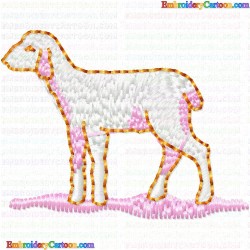 Sheep 19 Embroidery Design