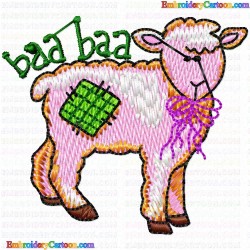 Sheep 20 Embroidery Design