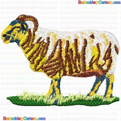 Sheep 23 Embroidery Design