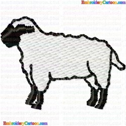 Sheep 27 Embroidery Design