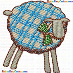 Sheep 2 Embroidery Design