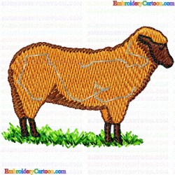 Sheep 35 Embroidery Design