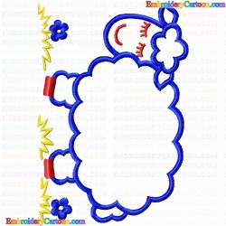 Sheep 3 Embroidery Design