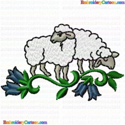 Sheep 40 Embroidery Design