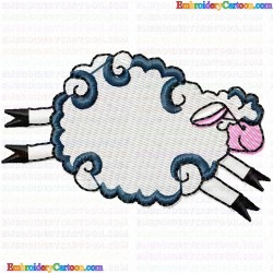 Sheep 41 Embroidery Design