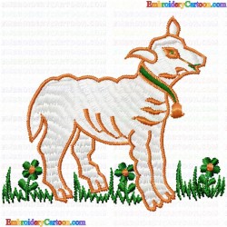 Sheep 4 Embroidery Design