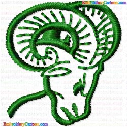 Sheep 50 Embroidery Design