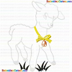 Sheep 55 Embroidery Design