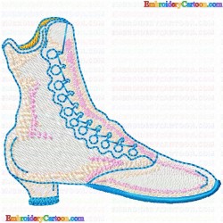 Shoes 118 Embroidery Design