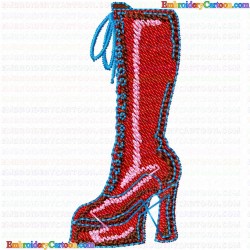 Shoes 120 Embroidery Design