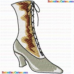 Shoes 132 Embroidery Design