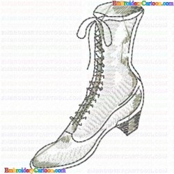 Shoes 133 Embroidery Design