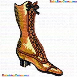 Shoes 18 Embroidery Design