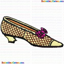 Shoes 20 Embroidery Design